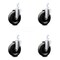 Service Caster 5 Inch Phenolic Wheel Swivel 7/8 Inch Square Stem Caster Set SCC-SQ20S514-PHS-78-4 - alternate 1